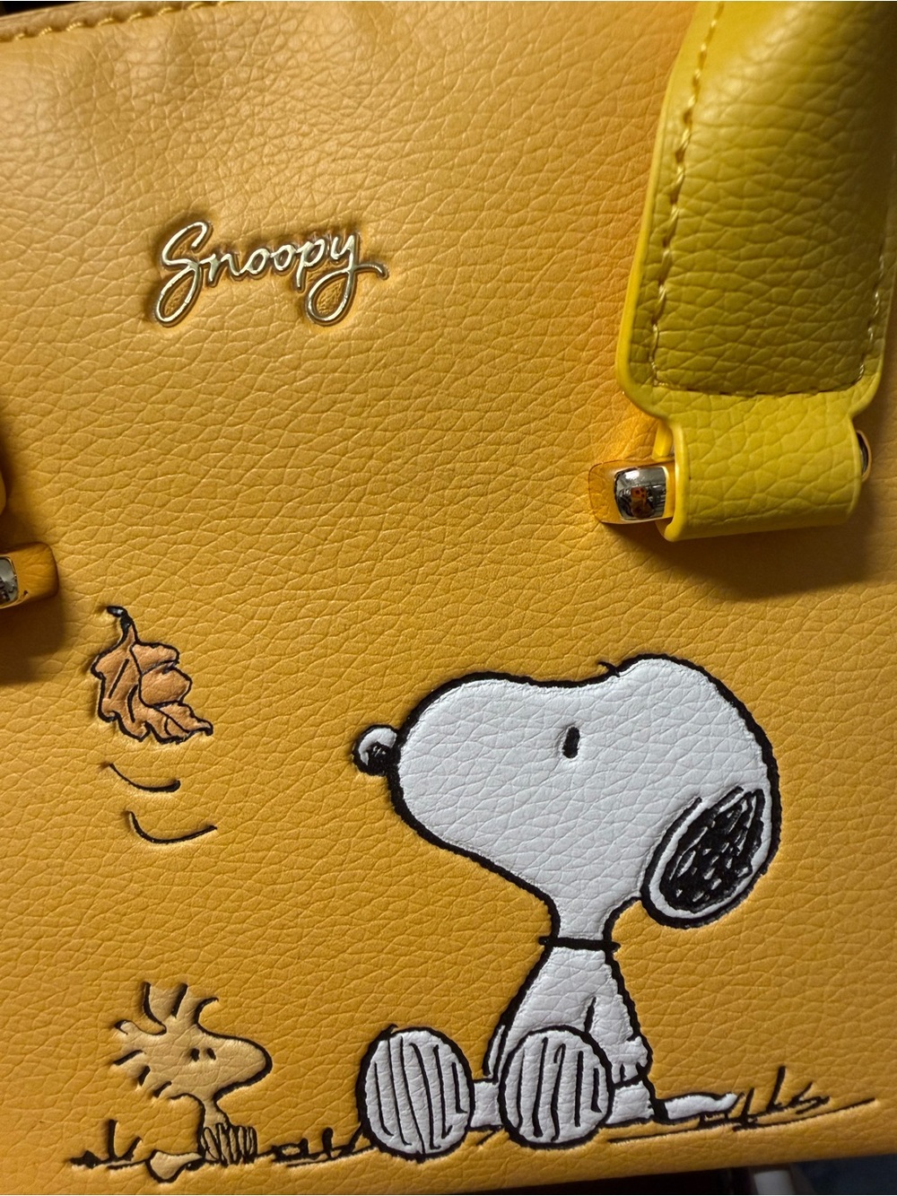 Peanuts Yellow Snoopy Mini Dome Satchel - Picture 2 of 5